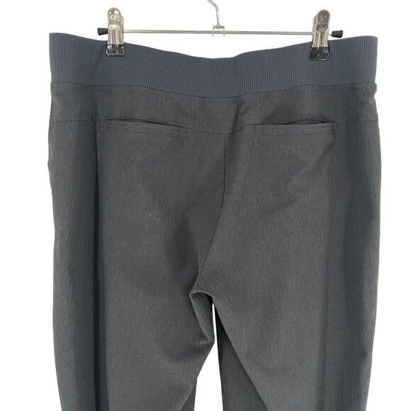 Athleta Pull-On Elastic Tie Waist Athletic Yoga Pants Gray Size 8 - Picture 8 of 12